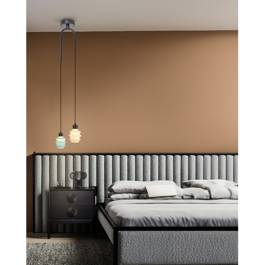 LED pendant on cable CACTUS LED/6W/230V 3000K green/white