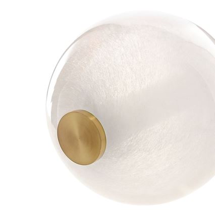 LED Pendant on Cable FLORES LED/12W/230V Gold/Orange