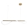 LED pendant on cable MELECA LED/24W/230V 3000/4000/6000K 100 cm gold