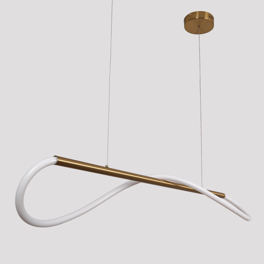 LED pendant on cable MELECA LED/24W/230V 3000/4000/6000K 100 cm gold