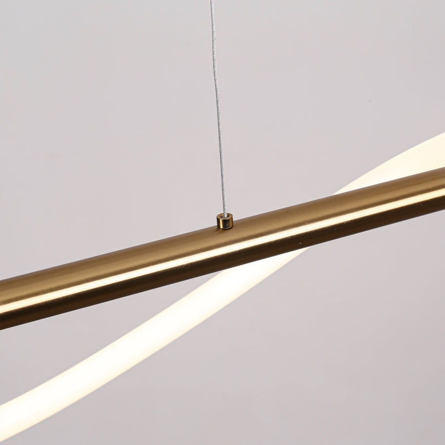 LED pendant on cable MELECA LED/24W/230V 3000/4000/6000K 100 cm gold