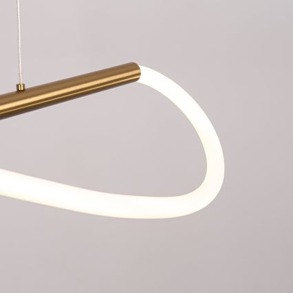 LED pendant on cable MELECA LED/24W/230V 3000/4000/6000K 100 cm gold
