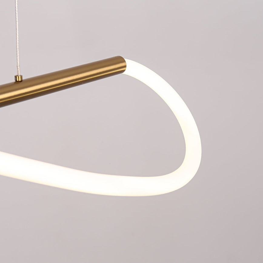 LED pendant on cable MELECA LED/24W/230V 3000/4000/6000K 100 cm gold