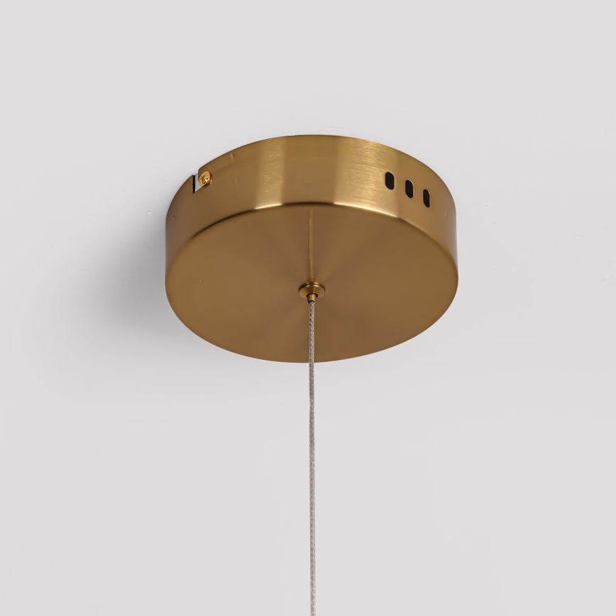 LED pendant on cable MELECA LED/24W/230V 3000/4000/6000K 100 cm gold