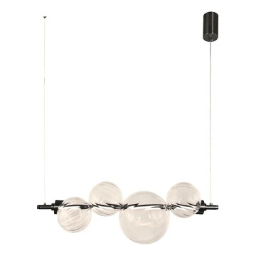 LED Pendant on Cable PLAYA LED/12W/230V Black