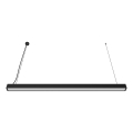 LED pendant (suspended by cable / surface-mounted) LED/44W/230V 6000K 120 cm black
