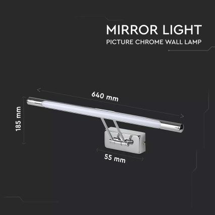 LED Picture light 1xLED/12W/230V 3000K