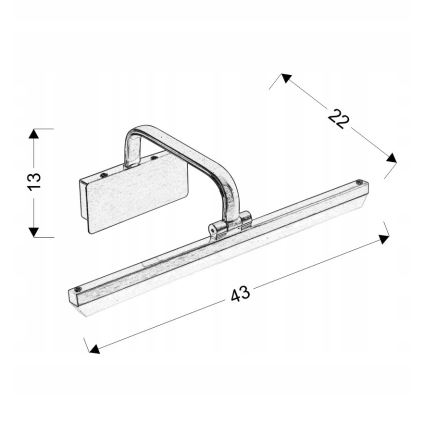 LED Picture light HANG LED/8W/230V