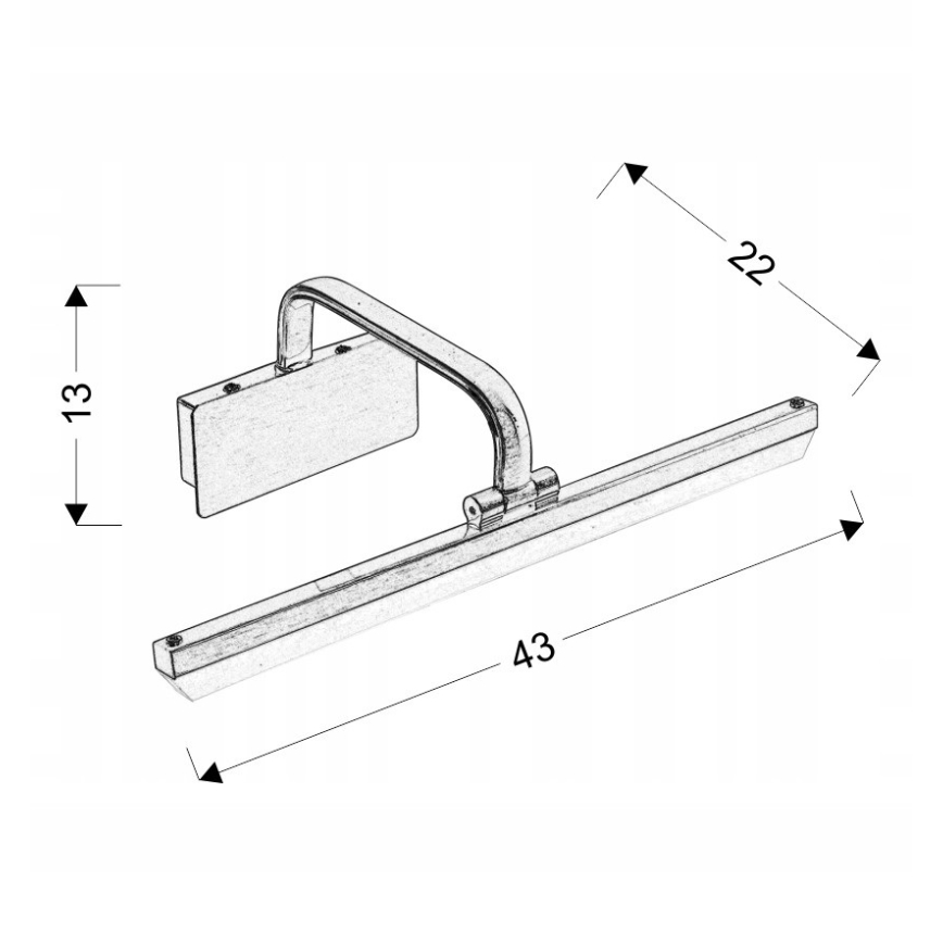 LED Picture light HANG LED/8W/230V