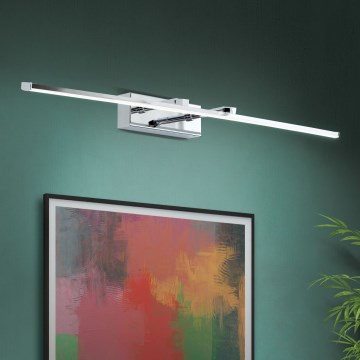 LED Picture light PUBLIO LED/15W/230V 75 cm shiny chrome