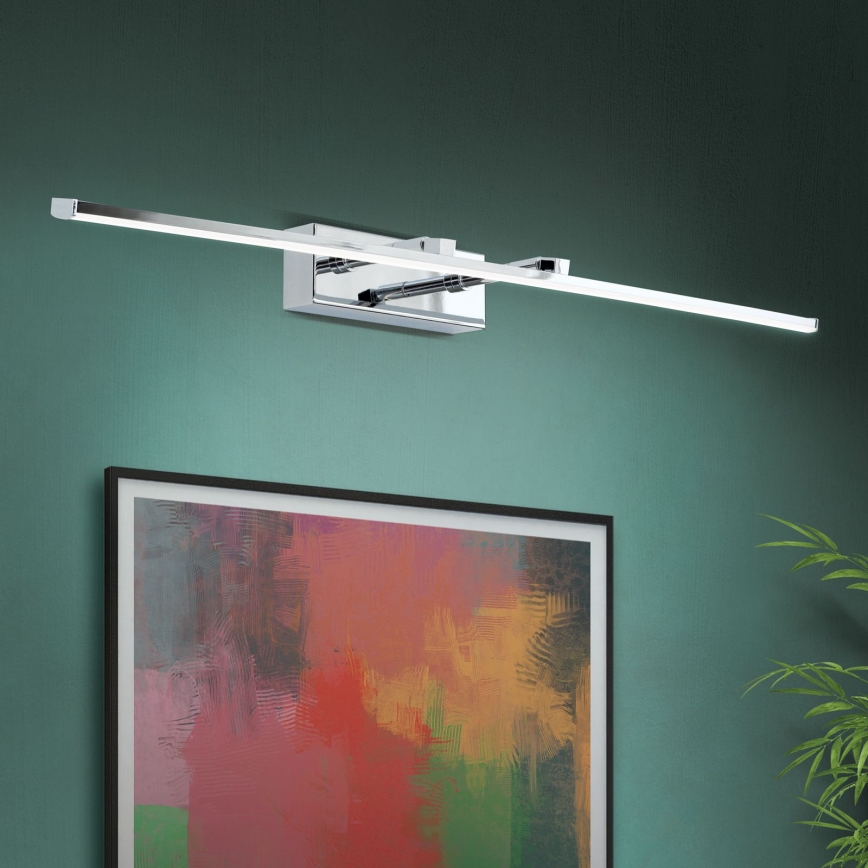 LED Picture light PUBLIO LED/15W/230V 75 cm shiny chrome