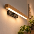 LED Picture Light VERDE LED/5.5W/230V 3000K 46 cm Oak/Black