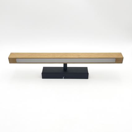 LED Picture Light VERDE LED/5.5W/230V 3000K 46 cm Oak/Black