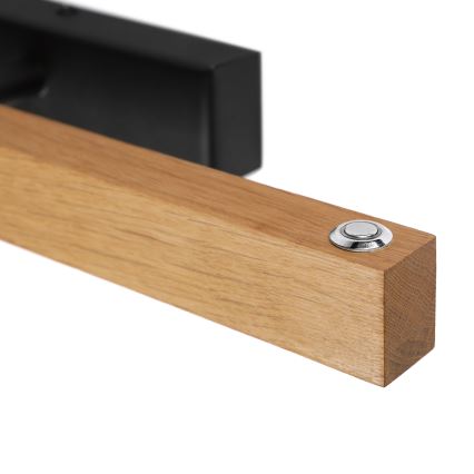 LED Picture Light VERDE LED/5.5W/230V 3000K 46 cm Oak/Black