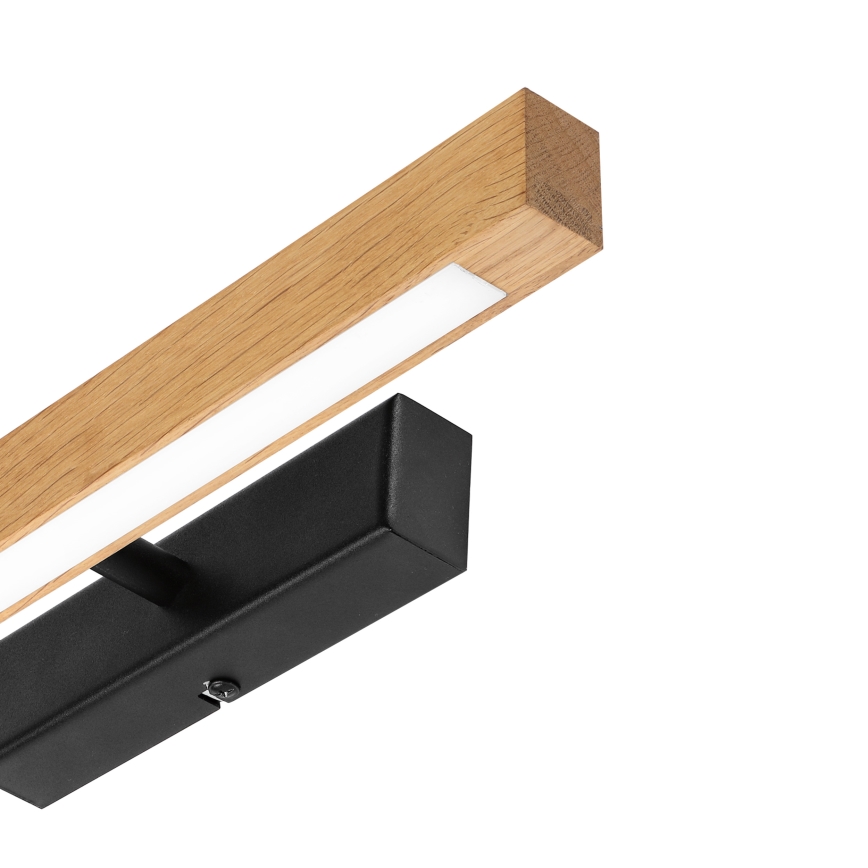 LED Picture Light VERDE LED/5.5W/230V 3000K 46 cm Oak/Black