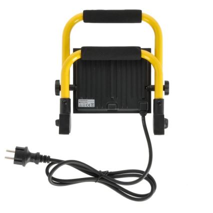 LED Portable floodlight TIGRA LED/50W/4000K IP54 black/yellow