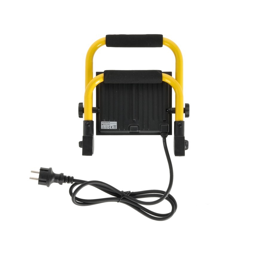 LED Portable floodlight TIGRA LED/50W/4000K IP54 black/yellow