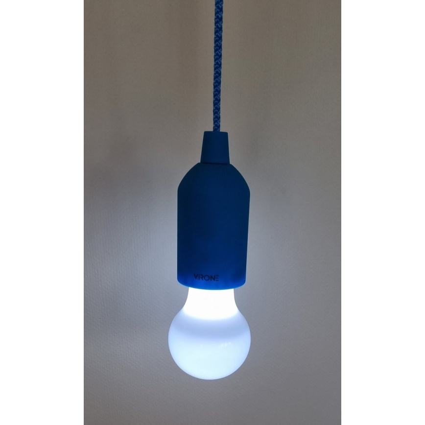 LED Portable lamp LED/1W/3xAAA blue
