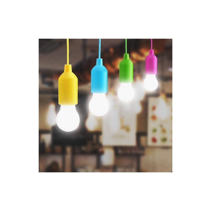 LED Portable lamp LED/1W/3xAAA green
