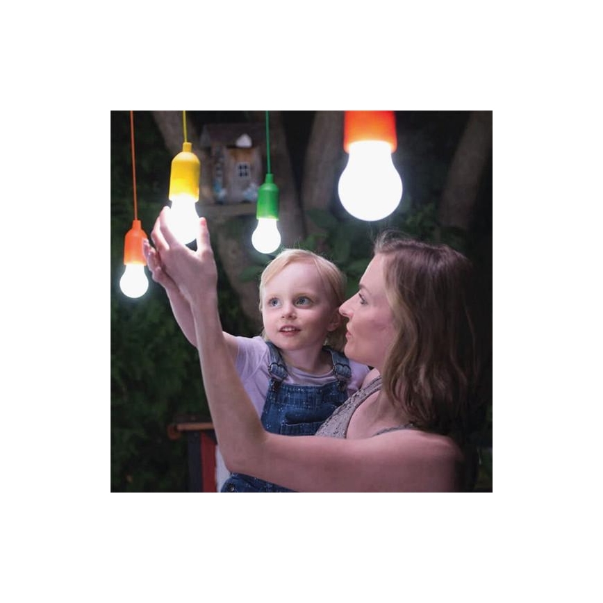 LED Portable lamp LED/1W/3xAAA green