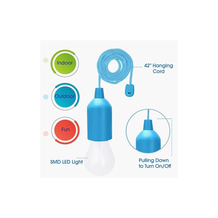 LED Portable lamp LED/1W/3xAAA green
