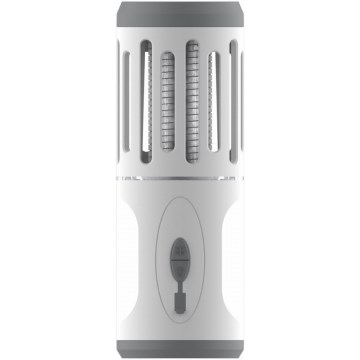 LED Portable rechargeable lamp with an insect trap LED/6W/1800 mAh IPX4 white/grey