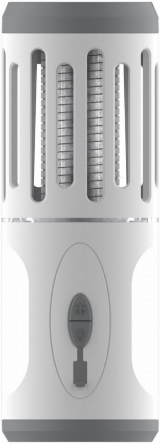 LED Portable rechargeable lamp with an insect trap LED/6W/1800 mAh IPX4 white/grey