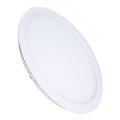 LED recessed ceiling light 24W/230V 3000/4000/6000K Ø30 cm white