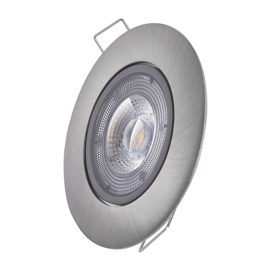 LED Recessed light LED/5W/230V 3000 K silver