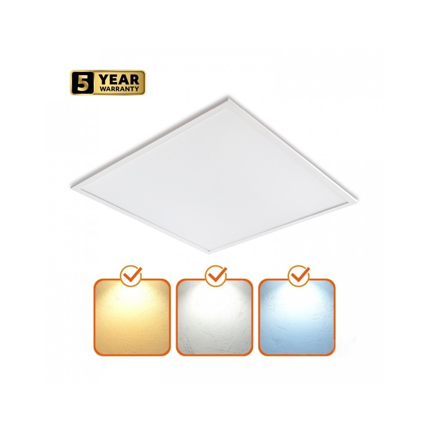 LED Recessed Ceiling Panel CAPRI LED/25/30/40W/230V 3000/4000/5700K 62x62 cm White