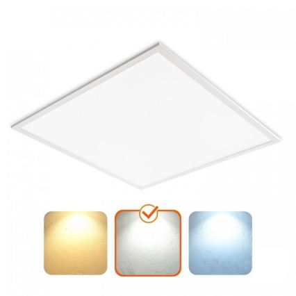 LED Recessed Ceiling Panel DAVRO 40W 230V 4000K 62x62 cm White