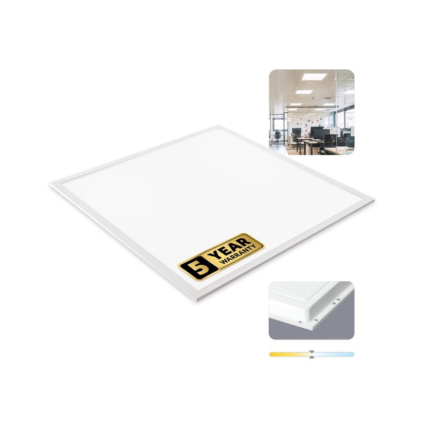 LED Recessed Ceiling Panel DAVRO LED/40W/230V 4000K 59,5x59,5 cm white