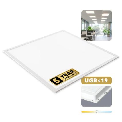LED Recessed Ceiling Panel DAVRO LED/40W/230V 4000K UGR19 59,5x59,5 cm white