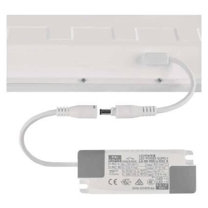 LED recessed ceiling panel DIXXO LED/36W/230V 4000K UGR19 60x60 cm white