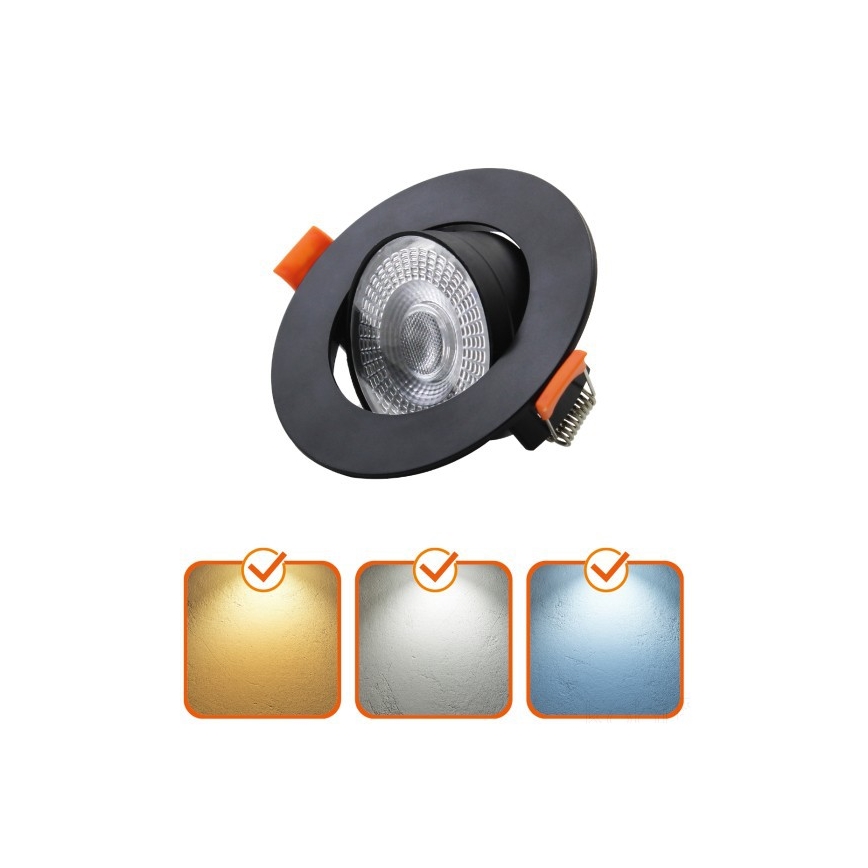 LED recessed downlight BRINO LED/3/5/7W/230V 3000/4000/6500K black