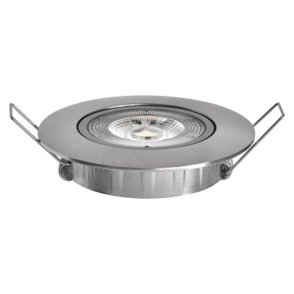LED Recessed light LED/5W/230V 4000 K silver