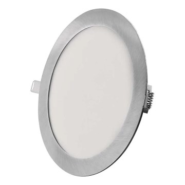 LED Recessed Downlight NEXXO LED/18W/230V 3000/3500/4000K, Silver, Ø 22.5 cm