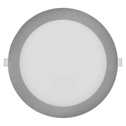 LED Recessed Downlight NEXXO LED/18W/230V 3000/3500/4000K, Silver, Ø 22.5 cm