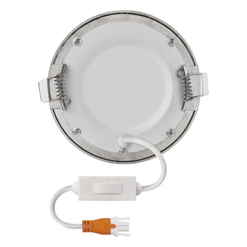 LED recessed downlight NEXXO LED/7W/230V 3000/3500/4000K silver Ø 12 cm