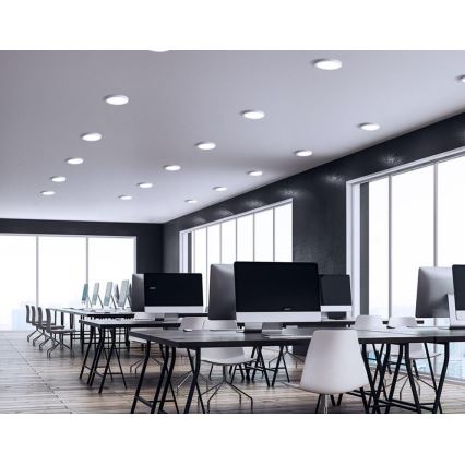 LED Recessed light ALGINE 2in1 LED/18W/230V 3000K