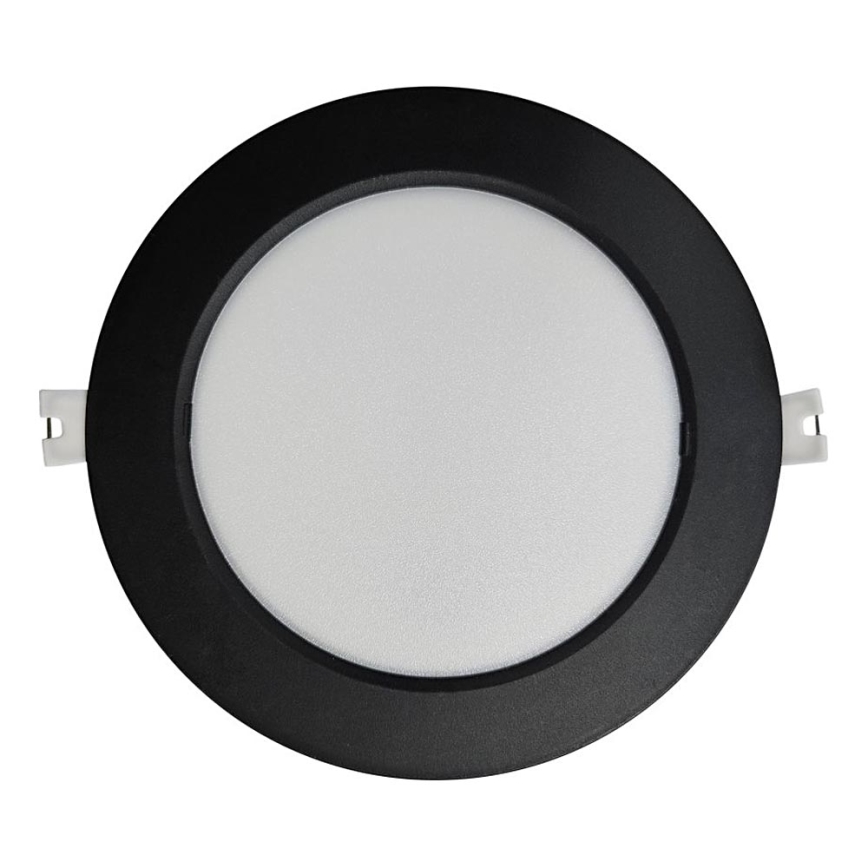 LED Recessed light CIRCLE LED/12W/230V 4000K d. 17 cm black