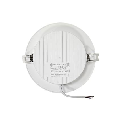 LED Recessed light CIRCLE LED/12W/230V 4000K d. 17 cm white