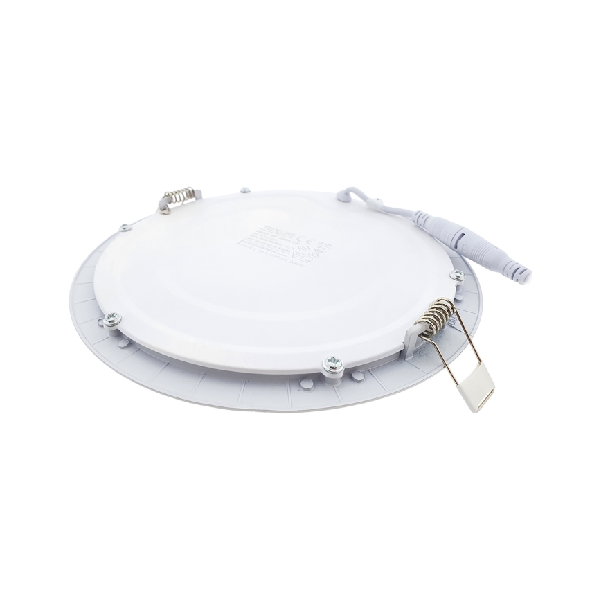 LED Recessed light CIRCLE LED/15W/230V 6500K d. 18,8 cm white