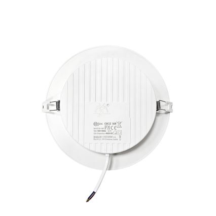 LED Recessed light CIRCLE LED/18W/230V 4000K d. 22 cm white
