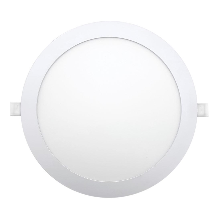 LED Recessed light CIRCLE LED/24W/230V 6500K d. 30 cm white