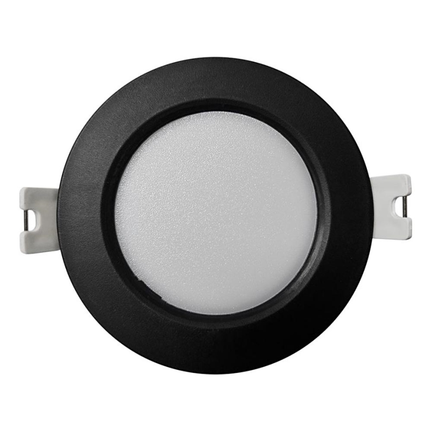 LED Recessed light CIRCLE LED/3W/230V 4000K d. 9 cm black