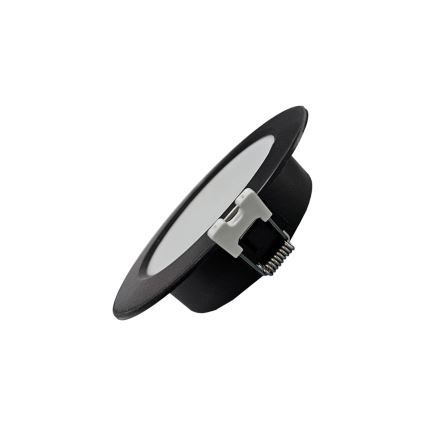 LED Recessed light CIRCLE LED/3W/230V 4000K d. 9 cm black