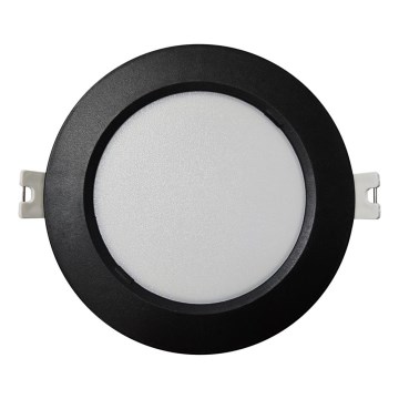 LED Recessed light CIRCLE LED/6W/230V 4000K d. 12 cm black
