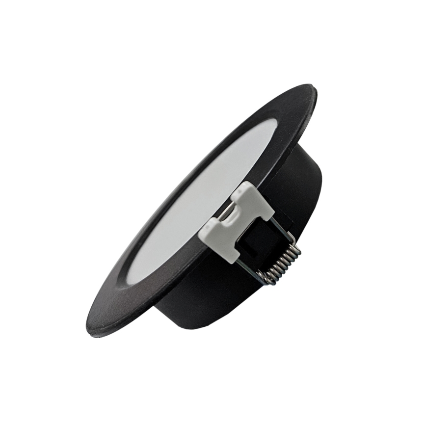 LED Recessed light CIRCLE LED/6W/230V 4000K d. 12 cm black