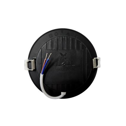LED Recessed light CIRCLE LED/6W/230V 4000K d. 12 cm black